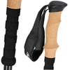 Kijki trekkingowe regulowane black - Carbon