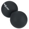 Podwójna piłka lacrosse double ball do masażu - black