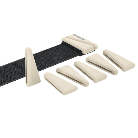 Obciążniki na kostki nadgarstki do ćwiczeń regulowane 2x 0,90 kg – beige