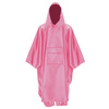 Peleryna przeciwdeszczowa ponczo z kapturem na deszcz wodoodporne – pink