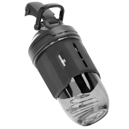 Butelka sportowa tritan shaker do odżywek 700 ml - black