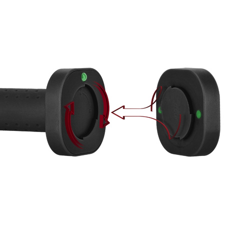 Hantle ciężarki regulowane hantelki do ćwiczeń 4w1 – black