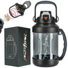 Butelka sportowa bidon na siłownię 2l – black