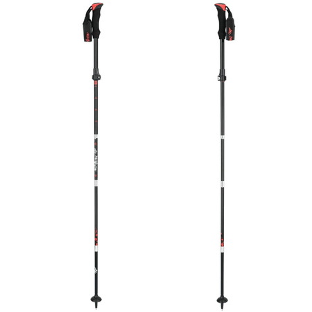 Kijki trekkingowe regulowane red - Składane K04