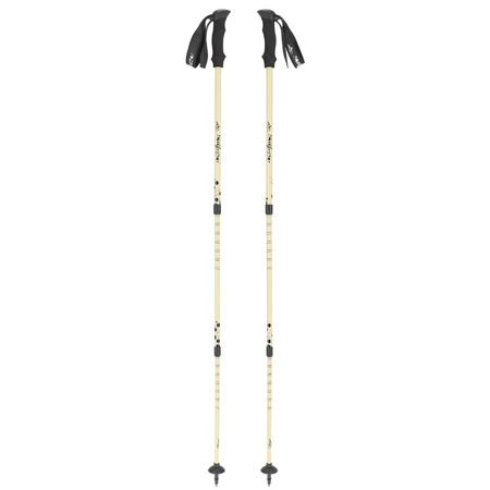 Kijki trekkingowe regulowane teleskopowe anti shock - beige K10
