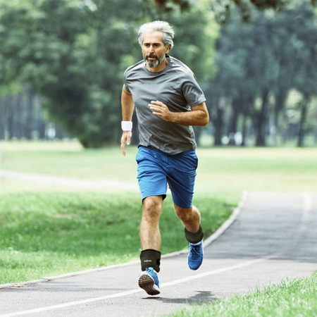 Obciążniki na kostki i nadgarstki ciężarki na ręce 2x2 kg - black