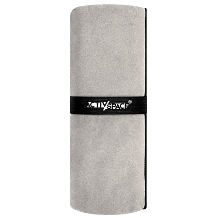 Ręcznik szybkoschnący z mikrofibry 180x90cm duży - grey