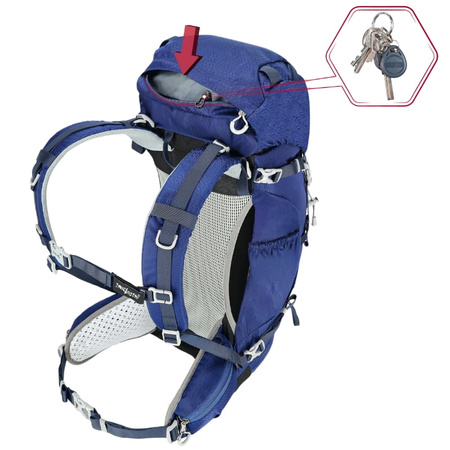 Plecak turystyczny trekkingowy 40l – blue P07