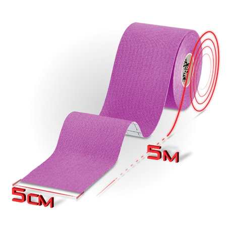 Taśma do tapingu kinezjologiczna tape - Violet