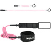 Linka bezpieczeństwa leash do deski SUP smycz 3m - pink