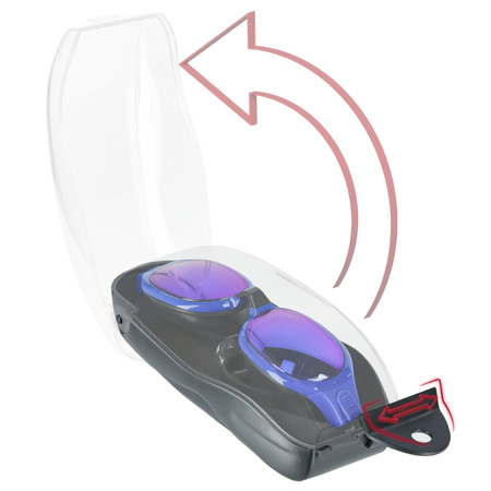 Okulary pływackie do pływania na basen ANTI-FOG +UV - OP03