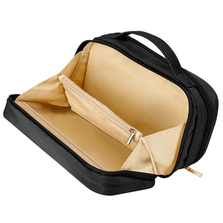 Kosmetyczka podróżna kuferek organizer na kosmetyki – black