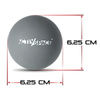 Silikonowa piłka do masażu lacrosse ball - grey