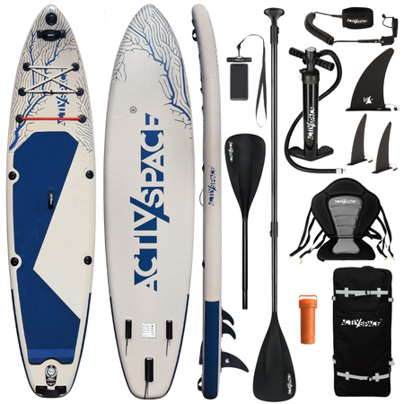 Deska SUP PRO pompowana z wiosłem paddle board 350cm - S09