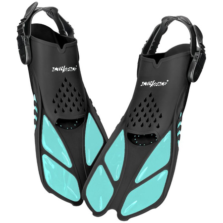 Płetwy do pływania nurkowania regulowane 32/36 - turquoise