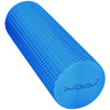 Roller wałek EVA do masażu pleców ciała z wypustkami 45 cm - blue