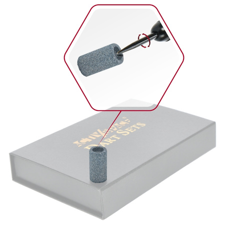 Zestaw 6 rzutek lotki do gry dart sizalowy - profesjonalny + etui