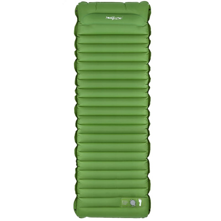 Materac dmuchany turystyczny samopompujący ultralekki 190x70x10cm – Green