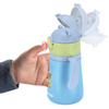Kubek termiczny bidon dla dzieci ze słomką 360ml - blue