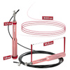 Skakanka aluminiowa z łożyskami PRO fitness - pink S07