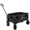 Wózek turystyczny kempingowy plażowy składany premium - black