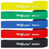 Zestaw 5 gum materiałowych do podciągania crossfit - power band 