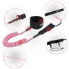 Linka bezpieczeństwa leash do deski SUP smycz 3m - pink
