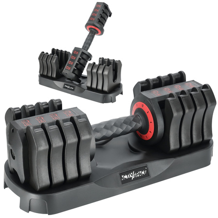 Hantel regulowany do ćwiczeń 10kg – premium