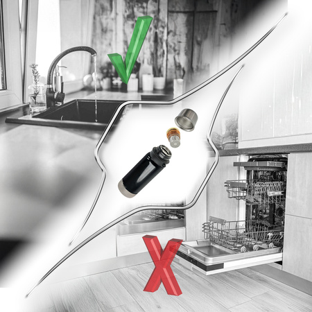 Termos turystyczny do kawy herbaty stalowy premium 500ml - dark grey