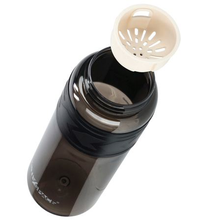 Butelka na wodę tritan 1000ml bidon z miarką – black