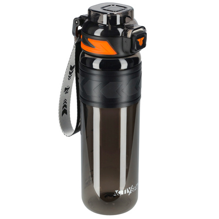 Butelka na wodę tritan 1000ml bidon z miarką – black